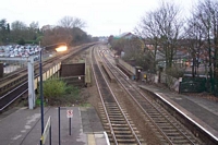 Dorridge station from footbridge