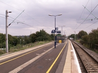 Dudley Port station looking towards Birmingham