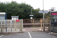 Earlswood station entrance from car park