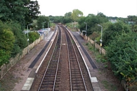 Earlswood station from road bridge