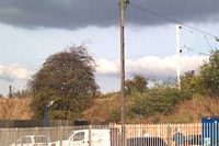 Ettingshall Road station site from Parkfield Road