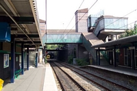 Five Ways station looking towards the City