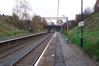 Gravelly Hill station view to Birmingham