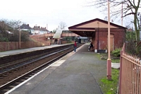 Hall Green station looking towards Stratford-upon-Avon