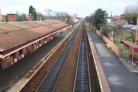 Hall Green station from footbridge