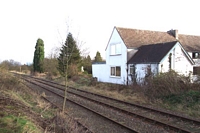 Hammerwich station Lichfield platform towards Lichfield