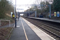 Virgin HST passes through Hampton-in-Arden station