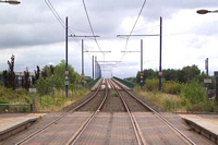 Midland Metro line towards Birmingham