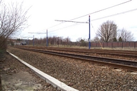 Hockley station looking towards All Sainst Road