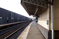 Jewellery Quarter station Leamington platform
