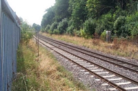 Kings Heath station site looking South