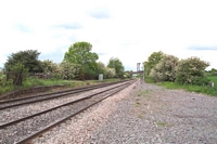 Kingsbury station looking towards Wilnecote