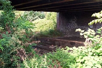 Langley Green station disused GWR Oldbury branch platform