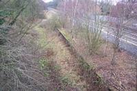 Lapworth station disused trackbed