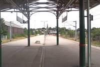 Lichfield City station island platform