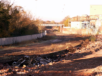 Longbridge station platform site November 2006