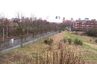 Site of Monument Lane shed and goods yard
