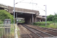 View towards Newton Road station first and third incarnation