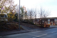 Old Hill High Street halt looking towards Old Hill from Garretts Lane