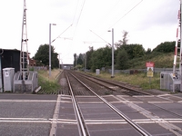 Portobello station site from Noose Lane level crossing