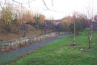 Priestfield station site towards Bilston West