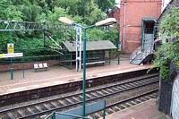 Smethwick Rolfe Street station entrance from Rolfe Street