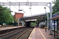 Smethwick Rolfe Street station looking towards Smethwick Galton Bridge
