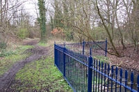 Rotton Park Road station island platform site