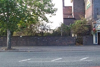 Round Oak station entrance, Dudley Road