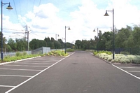 Selly Oak station car park extension on goods yard site