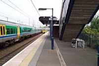 Selly Oak station looking towards University