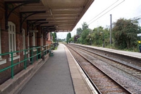 Shenstone station looking towards Birmingham