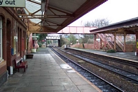 Shirley station looking towards Straford-upon-Avon