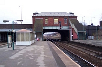 Small Heath station view from island platform