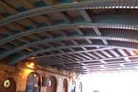 Snow Hill station girderwork above Henrietta Street