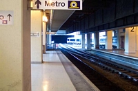 Snow Hill station view from platform 3 towards Moor Street