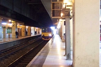 Snow Hill station platform 3 looking to St Pauls Metro stop
