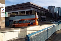 Snow Hill station truncated trackbed supports, Great Charles Street