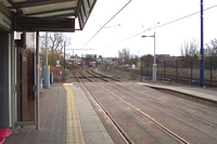 Soho & Winson Green station looking towards Birmingham