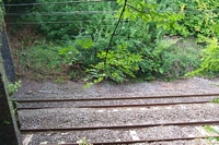 Somerset Road station site from canal towpath