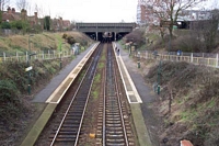 Spring Road station looking towards Stratford-upon-Avon