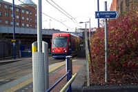 St Paul's Midland Metro Snow Hill platform