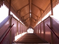 Stratford upon Avon station footbridge