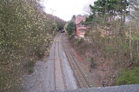 Streetly station site, Thornhill Road towards Aldridge