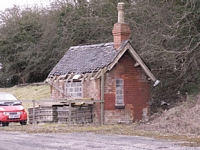 Studley & Astwood Bank station goods yard weighbridge office