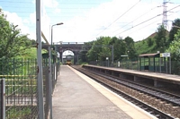Tame Bridge Parkway station looking towards Birmingham