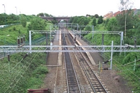 Tame Bridge Parkway station looking towards Birmingham