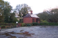 Tettenhall station down platform waiting room