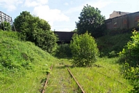 Wednesbury Town station looking to Holyhead Road bridge