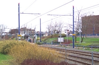 West Bromwich Central Midland Metro platform